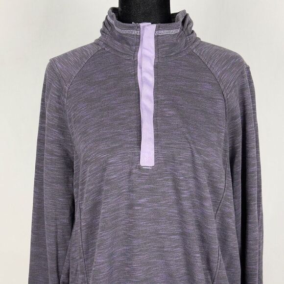 Avalanche Purple Snap Neck Pullover Sweatshirt - Women’s XL - Picture 6 of 9